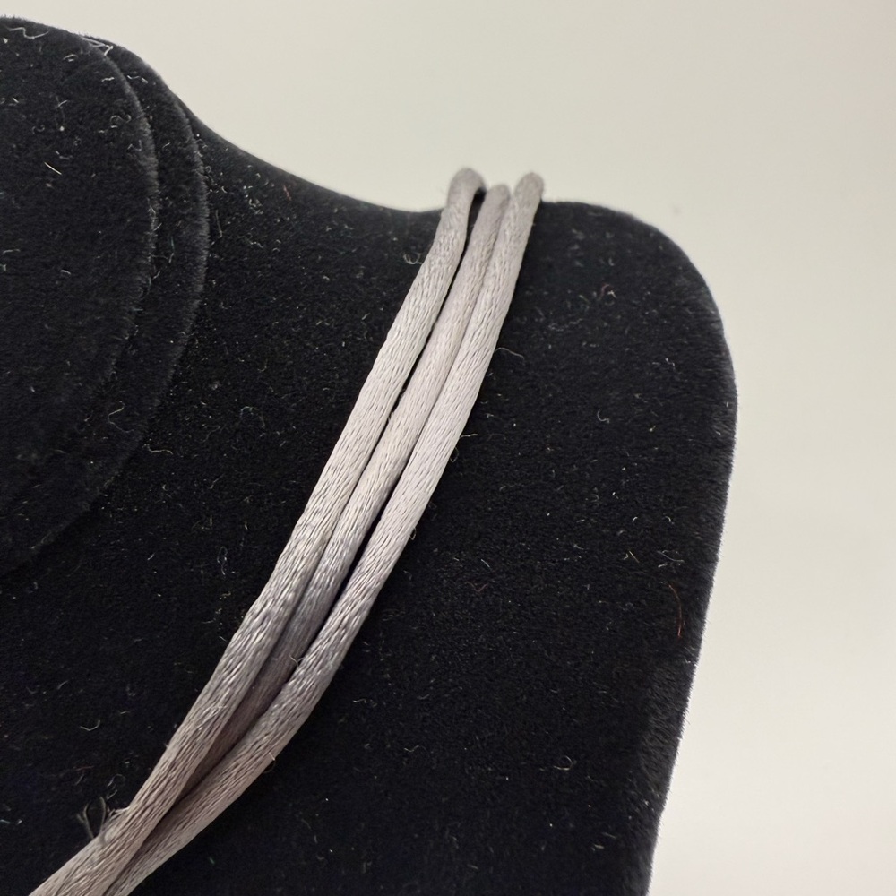 Chic Silver And Turquoise Statement Necklace - image 2